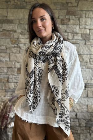 Lucky Bandana Scarf Stone 